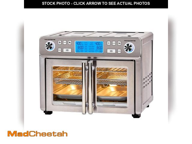 Lot 74-12393191 - Emeril Lagasse Dual Zone 360 Air Fryer Oven Combo with French Door, 25 QT Extra Large, Cook Two Food...