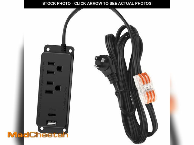 Lot 74-12454162 - Gun Safe Power Outlet Kit, Gun Safe Accessory Electrical Outlet with USB C Port. Hidden Drawer Outle...