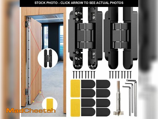 Lot 74-14377402 - 6" Hidden Door Hinge/Concealed Hinges,Invisible Hinges,Invisible Door Silent 180 Degree Swing Hinge ...