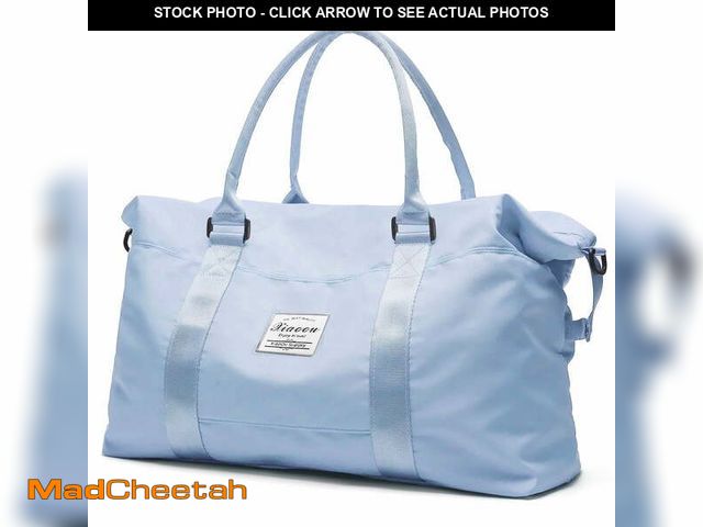 Lot 74-13658503 - CSHIDWorld 37L Waterproof Duffle Bag for Women, Tear-Resistant Gym Travel Bag with Adjustable Should...