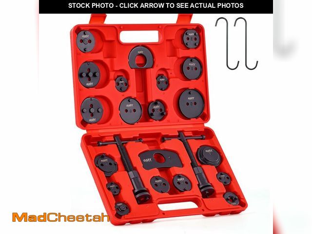 Lot 74-12681364 - Orion Motor Tech Disc Brake Pad and Caliper Service Tool Kit | Professional Disc Brake Caliper Compr...