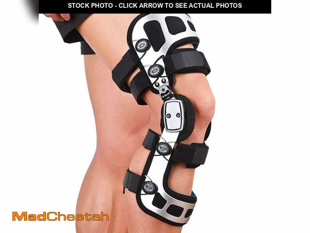 Lot 74-12504010 - Orthomen Dual Unloader OA Knee Brace, Double Upright Support for Mild to Severe Osteoarthritis, Bone...