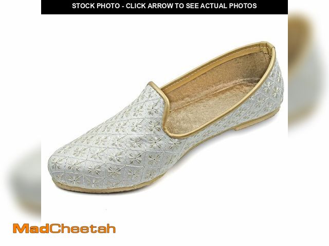 Lot 74-12699346 - Chandrakala Punjabi Jutti for MenÃ¢â¬â¢s Shoes Wedding Khussa Traditional Handmade Ethnic Loafers,...