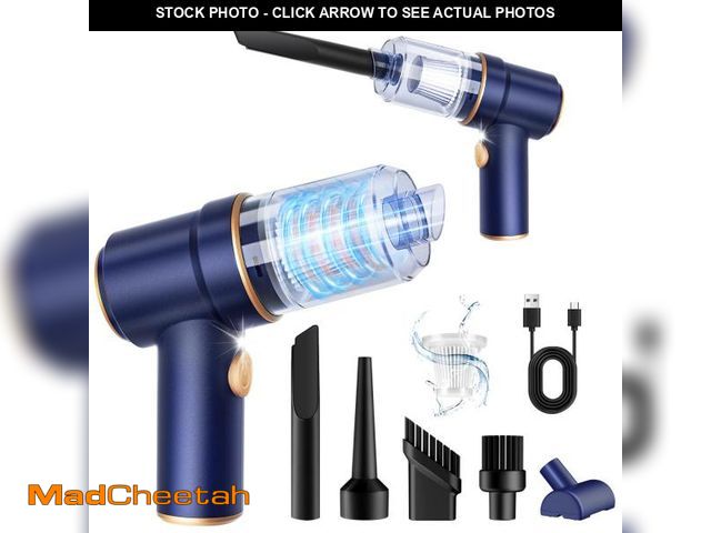 Lot 74-11552342 - KMM Handheld Car Vacuum Cleaner, 9000Pa Vacuum Cleaner and Air Duster, 120W High Power Hand Held Vac...