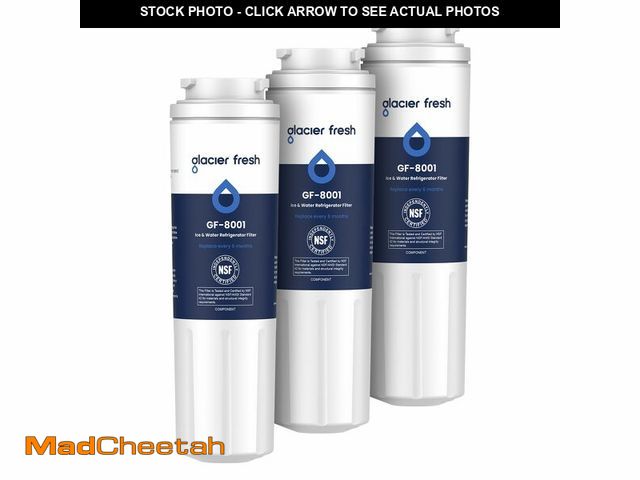 Lot 74-13569545 - GLACIER FRESH UKF8001 Compatible with Whirlpool Refrigerator Water Filter 4, EDR4RXD1, EveryDrop Fil...