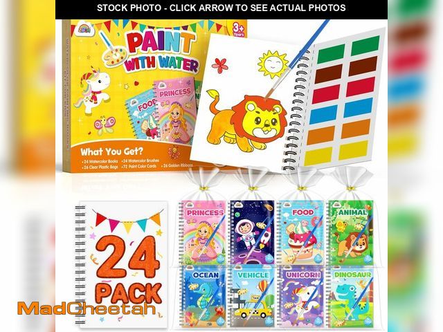 Lot 74-14066972 - ZMLM 24 Water Coloring Books for Kids Party Favors - Bulk Mini Coloring Books for Kids Ages 4-8,Smal...