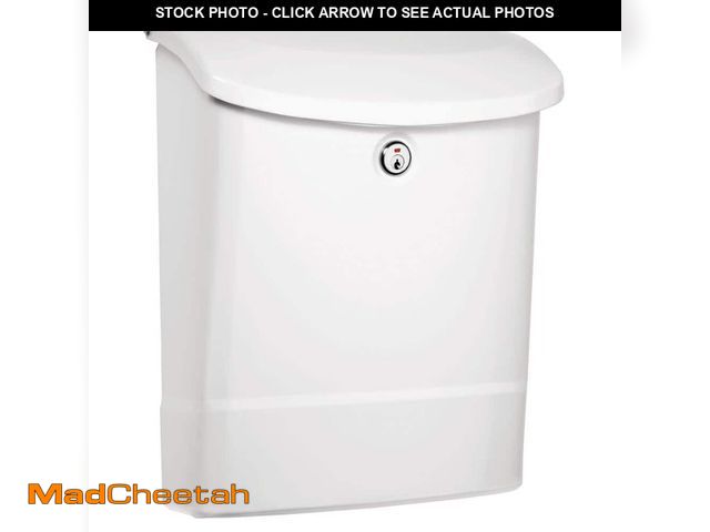 Lot 74-14320819 - Architectural Mailboxes Parkside White, Small, Steel, Locking Wall Mount Mailbox - UNUSED