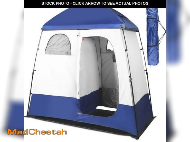 Lot 74-12171373 - GVDV Camping Shower Tent  2 - Person Privacy Tent with Carrying Bag - UNUSED