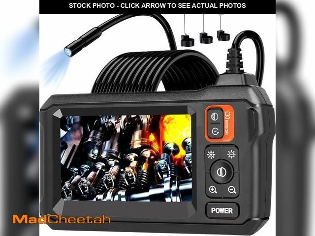 Lot 74-12711531 - Endoscope Camera with Light, Borescope Camera with 4.3" IPS Screen, 1920P HD with 8 LED Lights, 16.4...