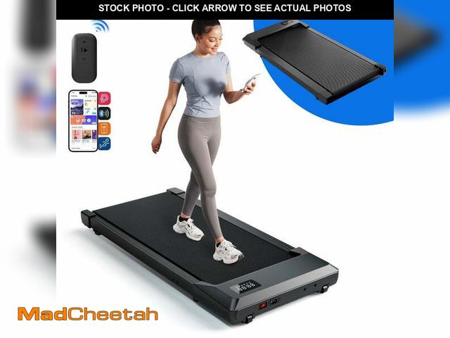 Lot 74-12800944 - MJWW Walking Pad Treadmill with Remote Control,Under Desk Treadmill for Home&amp;Office, 250 lbs Wei...