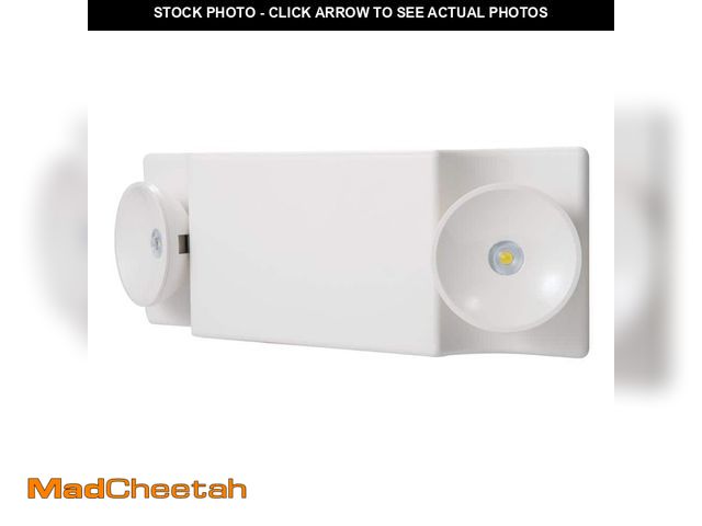 Lot 74-14444844 - Sure-Lites SEL White Integrated LED Plastic Emergency Light with NiCad Battery and Coverage Area of ...