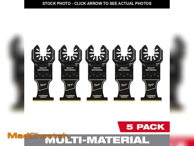 Lot 74-14223161 - Milwaukee 1-3/8 in. Carbide Universal Fit Extreme Wood and Metal Cutting Multi-Tool Oscillating Blad...
