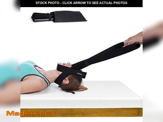 Lot 74-10974384 - WIDREST Neck Stretcher Strap, Spine Chiropractic Decompression Tool with Chin Belt. Cervical Neck Tr...