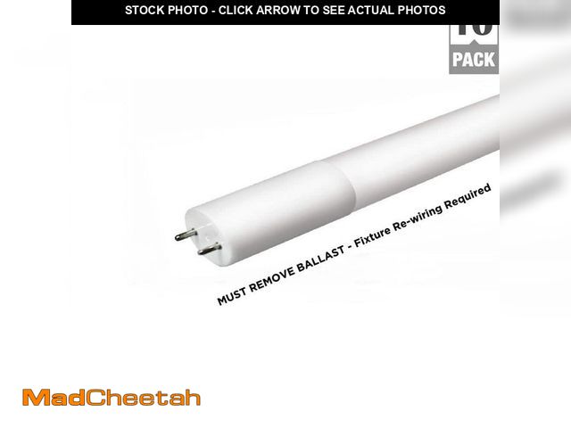 Lot 74-12681294 - HALCO LIGHTING TECHNOLOGIES 4 ft. 14-Watt T8 Non-Dimmable LED Linear Light Bulb Type B Bypass Double...