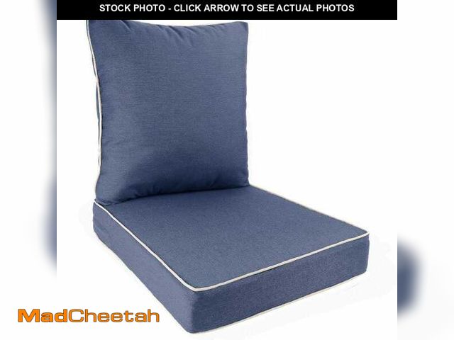 Lot 74-14306074 - AUSTIN HORN CLASSICS Sunbrella Outdoor Deep Seat Lounge Chair Patio Cushion Set (Seat Lounge Chair a...