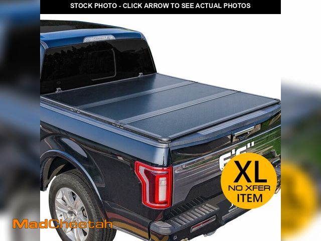 Lot 74-12570775 - Hard Folding Truck Bed Tonneau Cover Compatible with Ford F150 F-150 2004-2014 6.5 ft Standard Box, ...