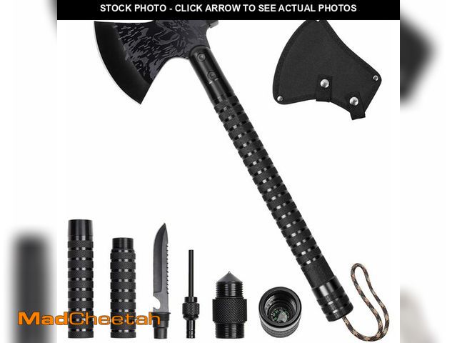 Lot 74-10955904 - Survival Camping Axe, Folding Tactical Axe Hatchet - UNUSED