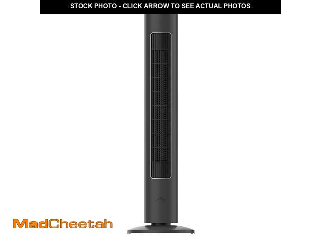 Lot 74-14439912 - 42 in. 3-Speeds Tower Fan in Gray with Wi-Fi, Sleep Mode, 60Â° Oscillation, 7-Hours Timer, Aromather...