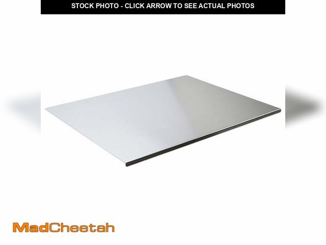 Lot 74-14070594 - Qunbio 23.62'' x 19.68'' Stainless Steel Chopping Board, Large Metal Cutting Boards with Lip for Kit...