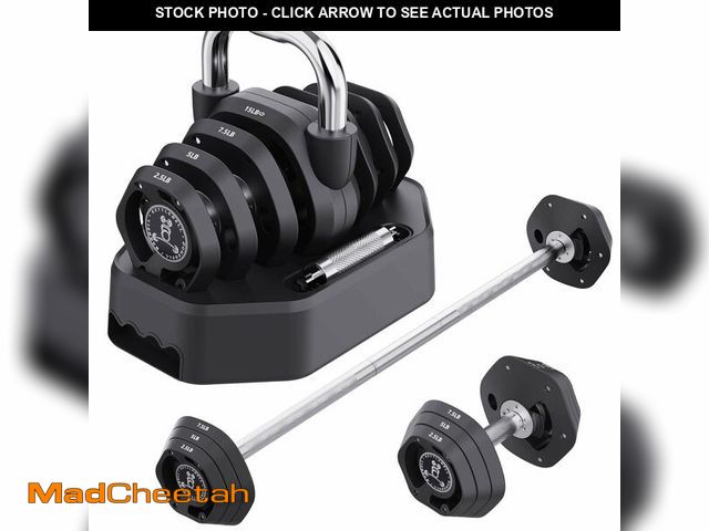 Lot 74-12571995 - Tepemccu 4-in-1 Adjustable Kettlebell, 5.88-45lbs Kettlebells Weight Set, Adjustable Weight Kettlebe...