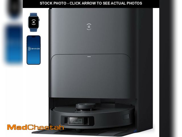 Lot 74-13581630 - ECOVACS DEEBOT T30S Robot Vacuum and Mop, 11000Pa, ZeroTangle Technology, TruEdge Adaptive Edge Mopp...