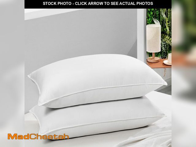 Lot 74-14148199 - HARBOREST Bed Pillows Standard Size Set of 2 - Luxury Hotel Collection Down Alternative Pillows for ...