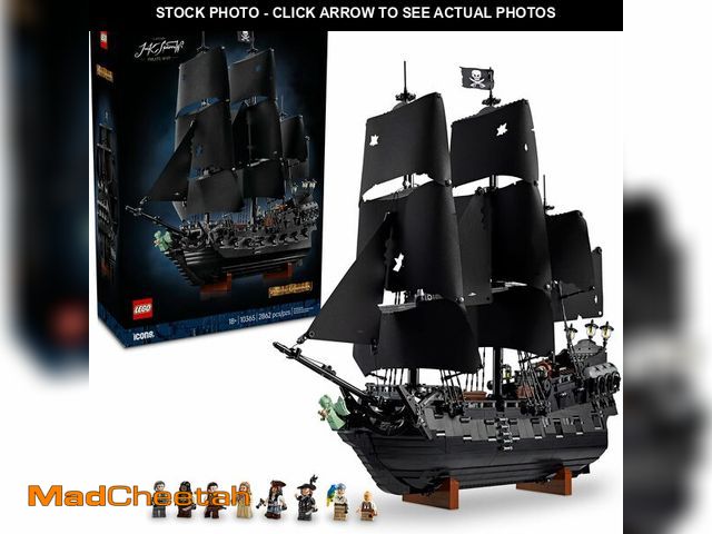 Lot 74-14262224 - LEGO Icons Captain Jack Sparrow's Pirate Ship Building Set for Adults, Ages 18+ - Room Decor for Off...