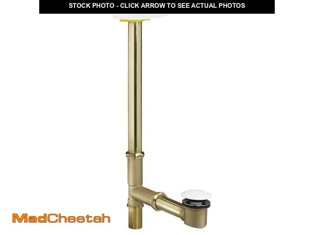 Lot 74-12682872 - American Standard Max 1-1/2 in. Brass Deep Soak Drain in White - UNUSED