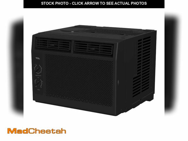 Lot 74-12780671 - TCL 5,000 BTU Mechanical Window Air Conditioner, Black, W5WM-B3 - UNUSED