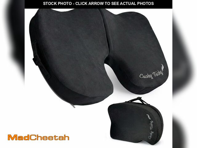 Lot 74-14146305 - Cushy Tushy Premium Foldable Travel Seat Cushion - for Relief of Lower Back, Sciatic, Butt and Tailb...