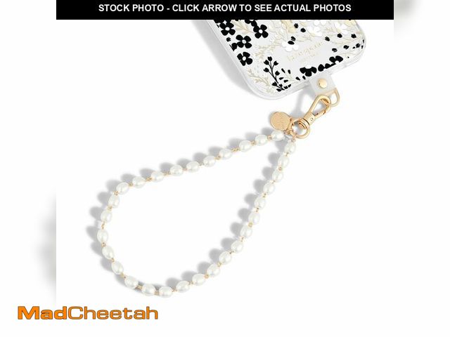 Lot 74-14268954 - kate spade new york Phone Charm Wrist Strap - Detachable Cell Phone Lanyard - Sea Pearl - USED
