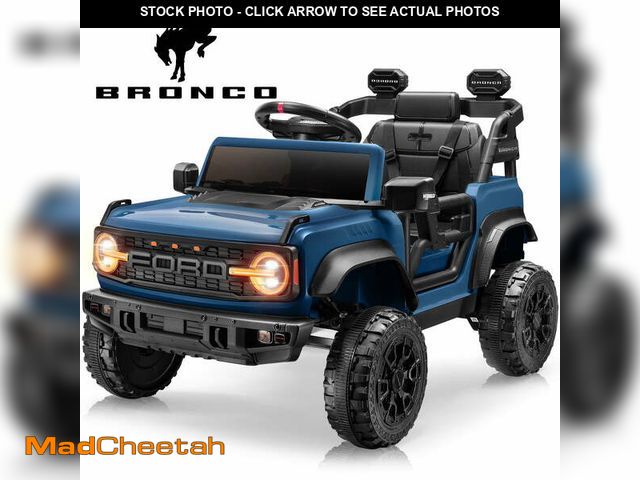 Lot 74-13013553 - iYofe Ford Bronco Raptor Electric Ride on Toy Car for Toddler Kids, 12V Battery Powered Ride on Cars...