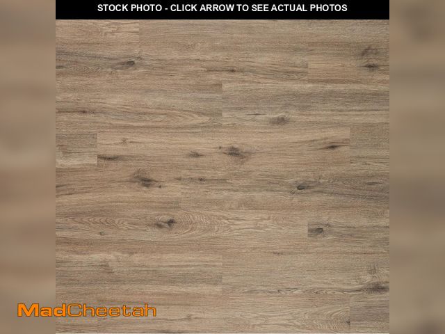 Lot 74-14447433 - TrafficMaster Edwards Oak 6 MIL x 6 in. W x 36 in. L Click Lock Waterproof Luxury Vinyl Plank Floori...