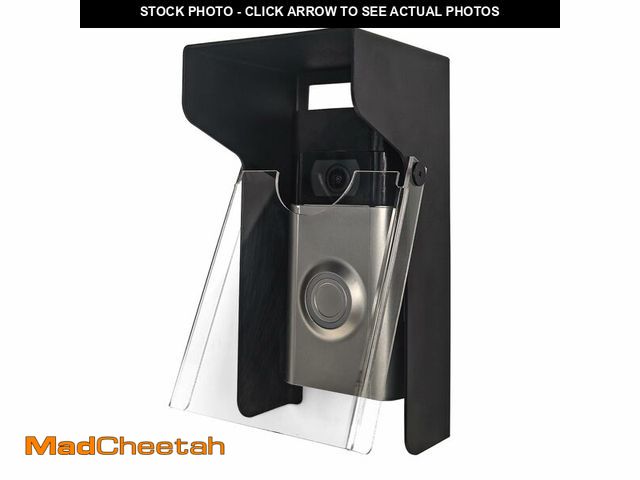 Lot 74-12453427 - Flip Video Metal Doorbell Rain Cover Sun Shield Hood Plate, Weather Protection Cover Compatible for ...