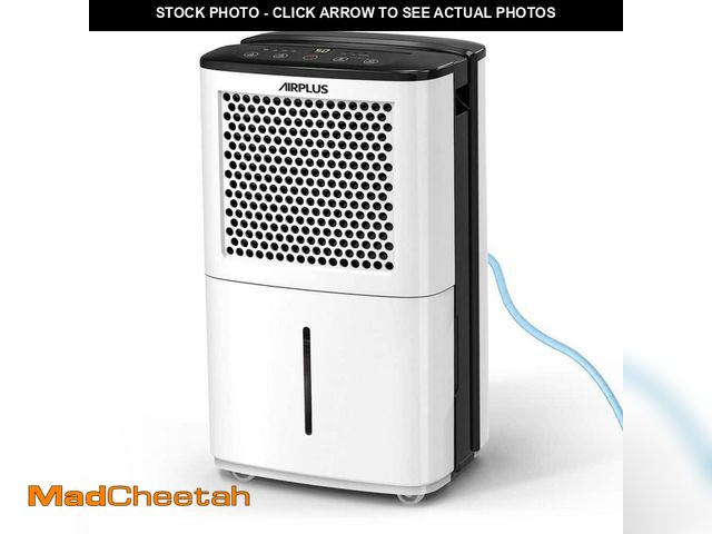 Lot 74-12557219 - Edendirect 38 pt. 2000 sq. ft. Portable Dehumidifier in White with Auto Defrost, Anionic Air Mode, V...