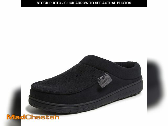 Lot 74-14266205 - Dearfoams Mens Brendan Indoor/Outdoor Breathable Memory Foam Clog House Shoe With Wide Widths Slippe...