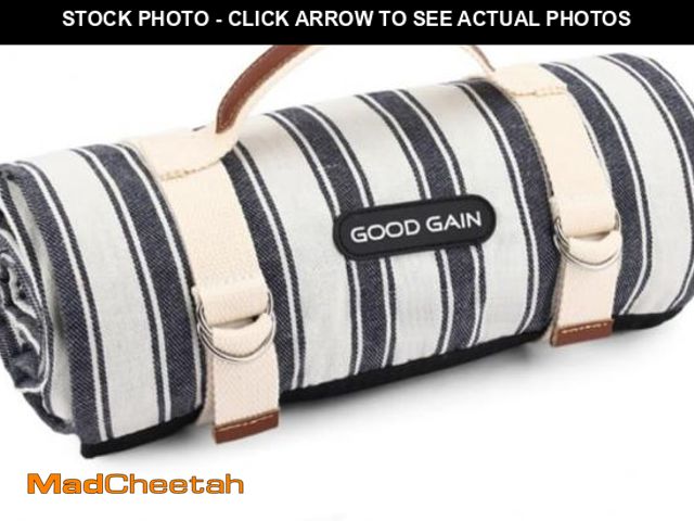 Lot 74-12326593 - G GOOD  Waterproof Picnic Blanket Portable with Carry Strap for Beach Mat or Family Outdoor Camping ...
