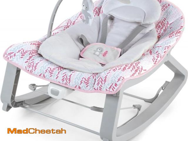 Lot 74-12367590 - Ingenuity Keep Cozy 3-in-1 Grow with Me Vibrating Baby Bouncer Seat &amp; Infant to Toddler Rocker, ...