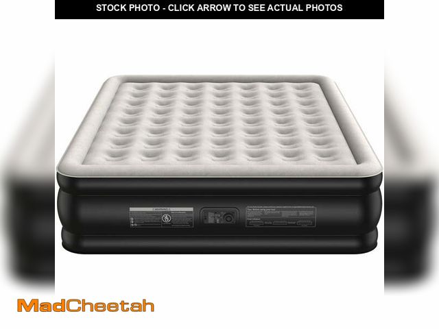 Lot 74-12667533 - Ophanie Cal King Air Mattress, 18-Inch Elevated Inflatable Bed with Built-in Pump, Puncture-Resistan...