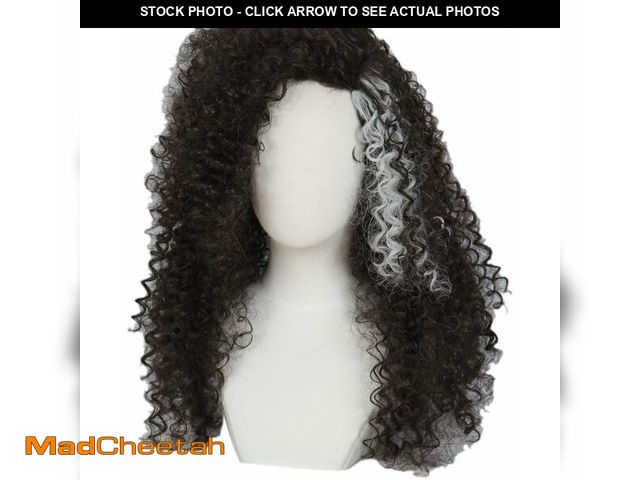 Lot 74-11552818 - Linfairy Long Afro Curly Wig Halloween Cosplay Costume Wig For Women Adult - UNUSED