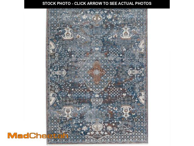 Lot 74-13382382 - Jaipur Living Vibe Canna 3'X12' Area Rug, Updated Traditional Multicolor for Indoor Spaces - USED