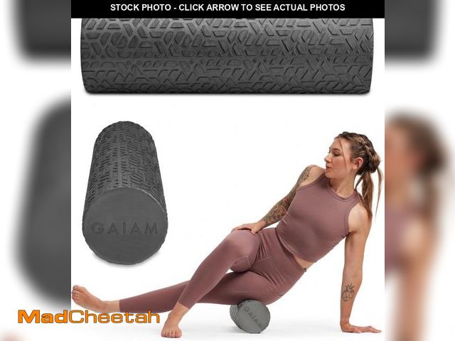 Lot 74-12510204 - Gaiam Restore Foam Roller for Muscle Massage - Textured Muscle Massager for Stimulation, Total Body ...