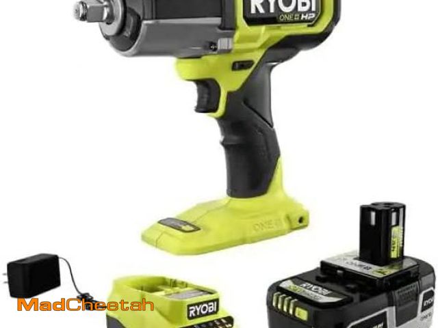 Lot 74-12471694 - RYOBI ONE+ 18V Brushless Cordless 4-Mode 1/2 in. Impact Wrench Kit with 4.0 Battery and Charger (PBL...