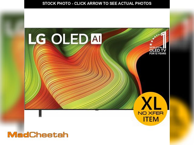 Lot 74-12786121 - LG 83-Inch Class OLED AI 4K B5 Series Smart TV w/Dolby Atmos, Dolby Vision, HDR10, AI Super Upscalin...