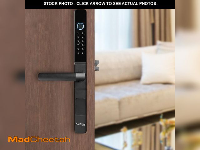 Lot 74-14467716 - DALTON SMART LOCKS SMARTLOCK DOOR WITH WI-FI CONNECTIVITY, FINGERPRINT FOR PATIO DOORS D0114PD - UNU...