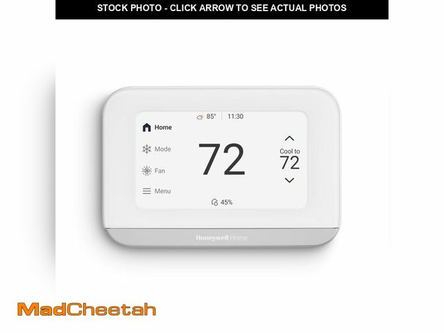 Lot 74-14268250 - Honeywell Home X7B Smart Programmable Wi-Fi Thermostat with Humidity Monitoring, 4.3" Customizable T...