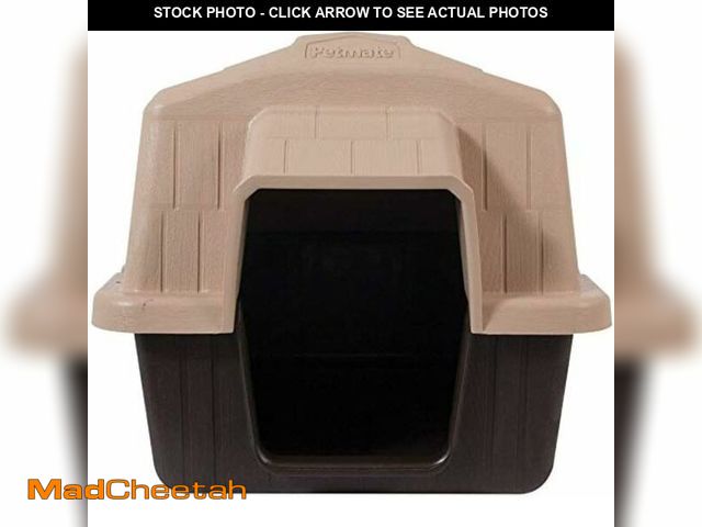 Lot 74-13733934 - Petmate Aspen Pet Outdoor Dog House, Extra Small, For Pets Up to 15 Pounds, Made in USA - UNUSED