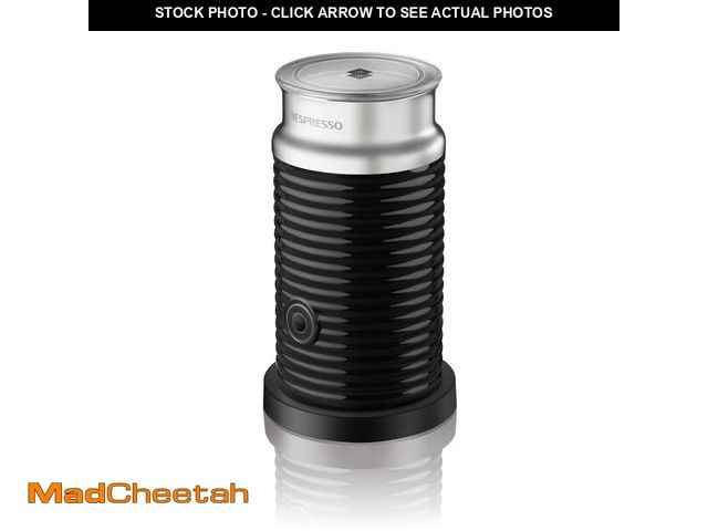 Lot 74-13546439 - Nespresso Aeroccino 3 Milk Frother, Black, Steel - USED