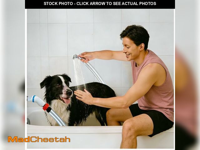 Lot 74-13630144 - Slip-On Faucet AttachmentÃ¯Â¼Å¡Dog Shower No Install. (siliver, 81) - UNUSED