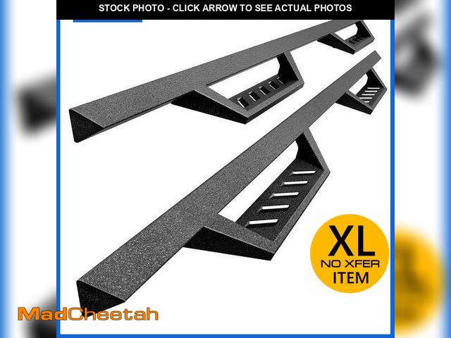 Lot 74-13788574 - Tyger Auto LanderX Running Board Compatible with 2007-2018 Chevy Silverado GMC Sierra 1500; 2007-201...